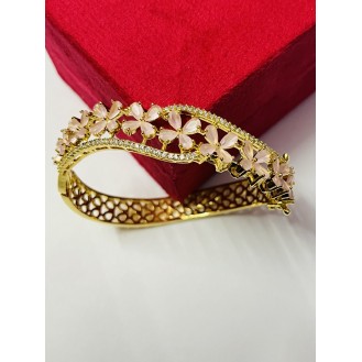 Stainless Steel Gold-plated Kada     free size