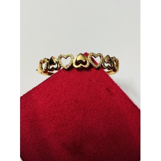 Stainless Steel Gold-plated Kada     free size