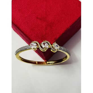 Stainless Steel Gold-plated Kada     free size