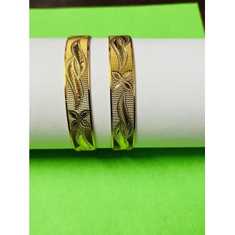  Gold-plated Bangle Set 22ct  premium quality sone se kam nahi kho jaye to gam nahi    ALL SIZE