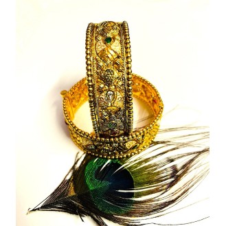 Gold-plated Bangle Set 22ct  premium quality sone se kam nahi kho jaye to gam nahi   SIZE 2.6